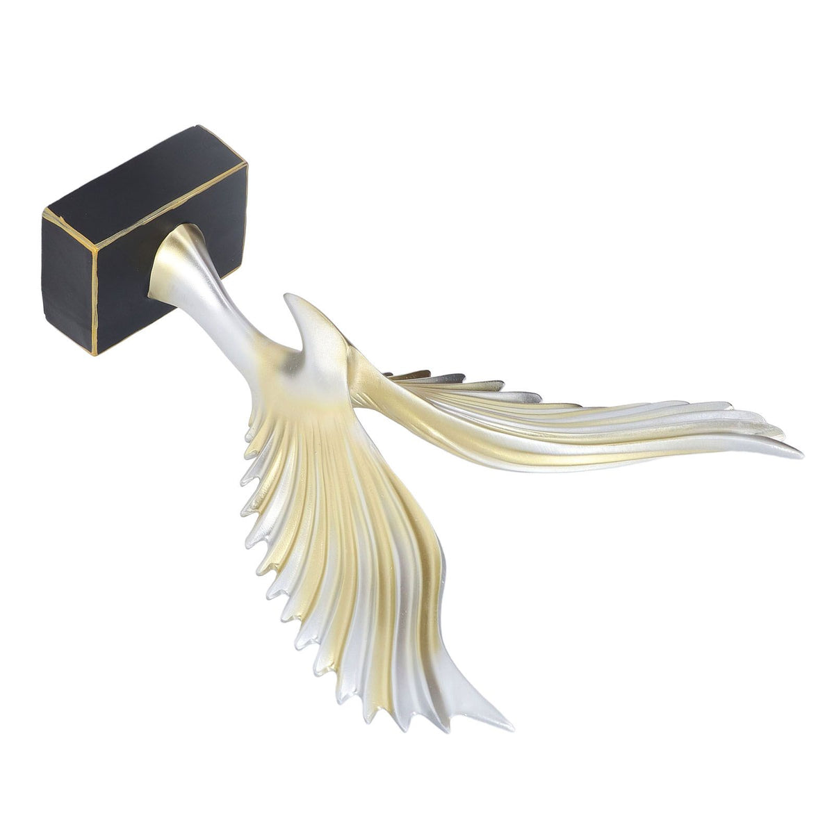 Nordic Wing Statue Resin Sculpture Statue Ornaments Modern Living Room Decoration Desktop Abstract Crafts Champagne Gold