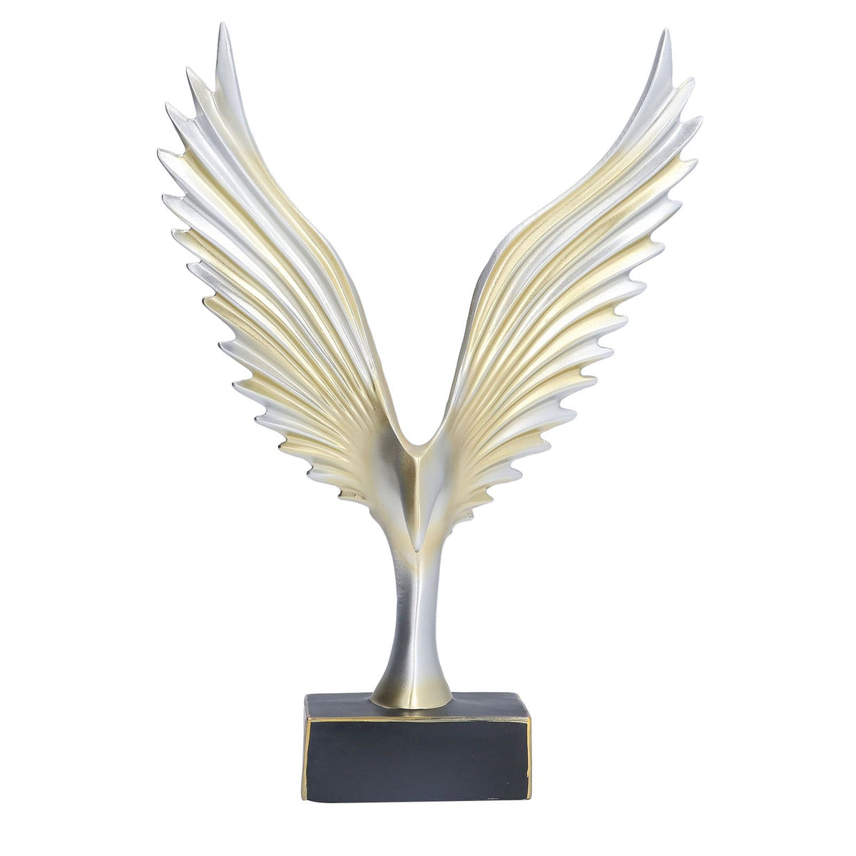 Nordic Wing Statue Resin Sculpture Statue Ornaments Modern Living Room Decoration Desktop Abstract Crafts Champagne Gold