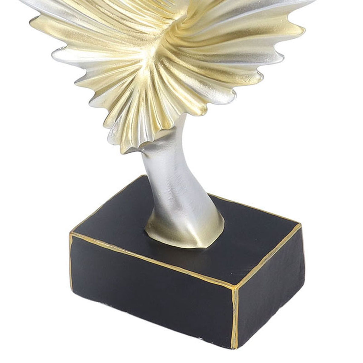 Nordic Wing Statue Resin Sculpture Statue Ornaments Modern Living Room Decoration Desktop Abstract Crafts Champagne Gold