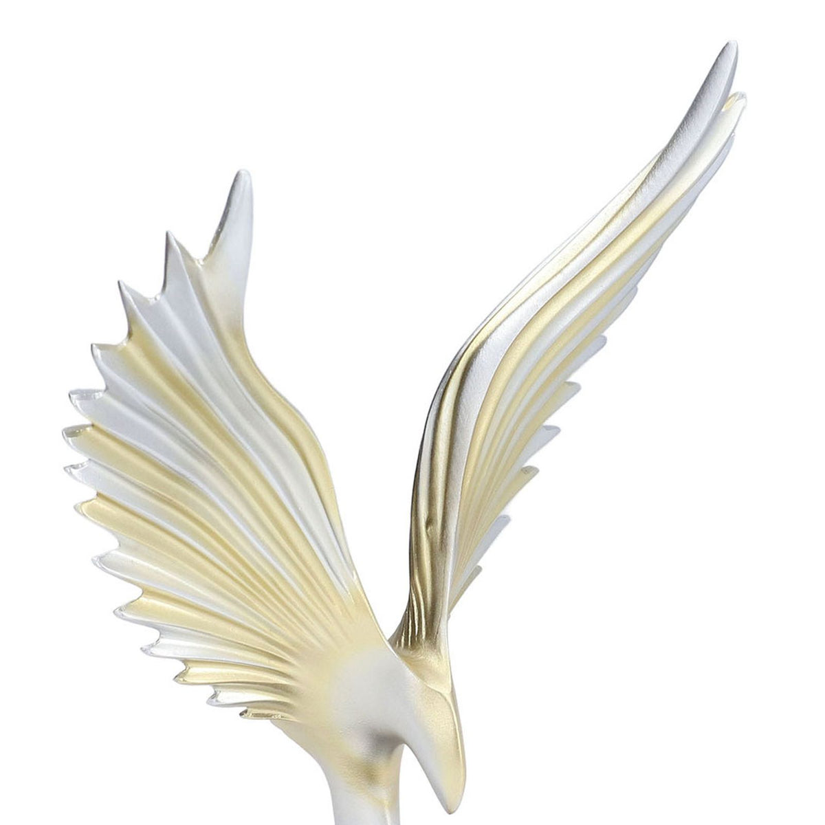 Nordic Wing Statue Resin Sculpture Statue Ornaments Modern Living Room Decoration Desktop Abstract Crafts Champagne Gold