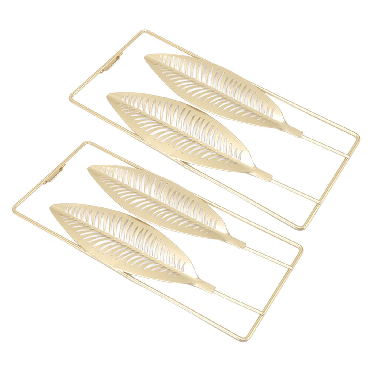 2Pcs Gold Wall Sculptures Metal Wall Decor with Frame for Living Room Bedroom Office Study