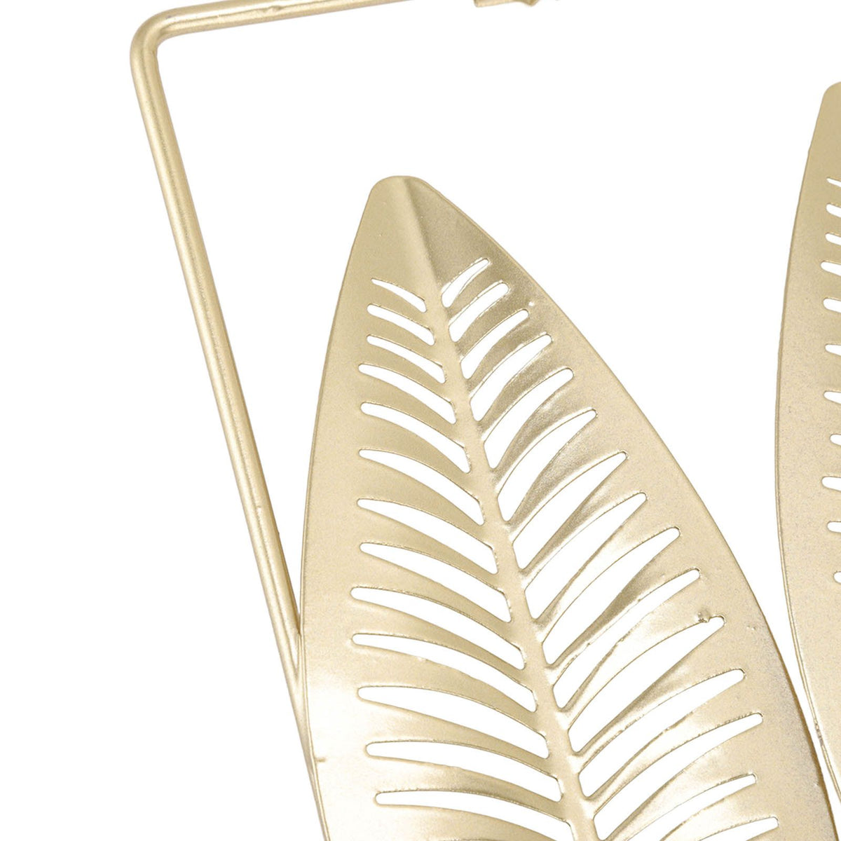 2Pcs Gold Wall Sculptures Metal Wall Decor with Frame for Living Room Bedroom Office Study