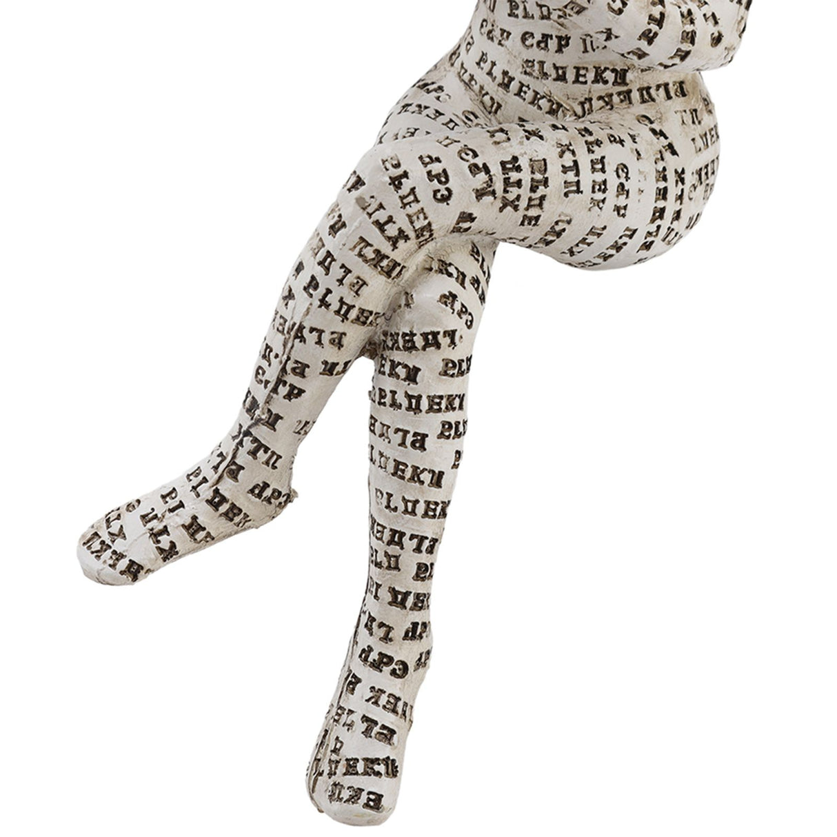 Resin Reading Woman Figurine Innovative Lady Reading Pulp Molding Bookshelf Ornaments for Home Decoration F
