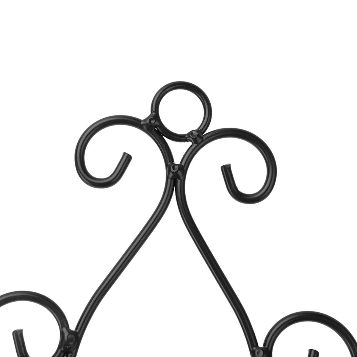 2 Set Candle Holder Wall Sconce European Style Swirl Iron Art Pattern Wall Mounted Candle Holder with Tray for Bedroom