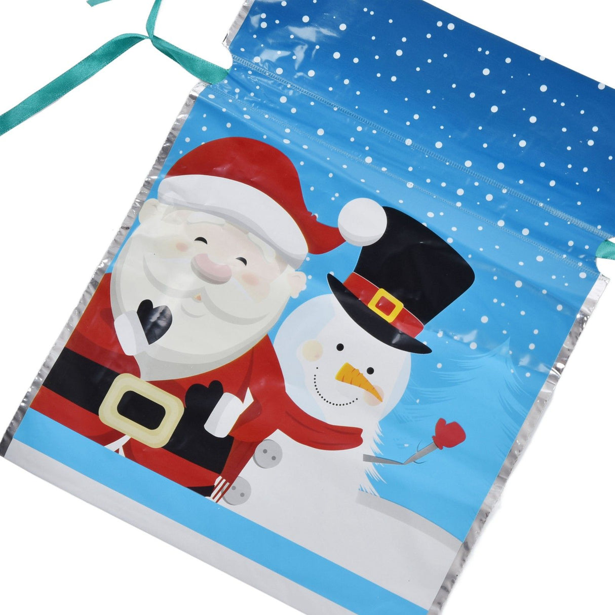 15 Pcs Christmas Drawstring Gift Bags Drawstring Packing Pouches Favors Bags for Christmas Festival Party