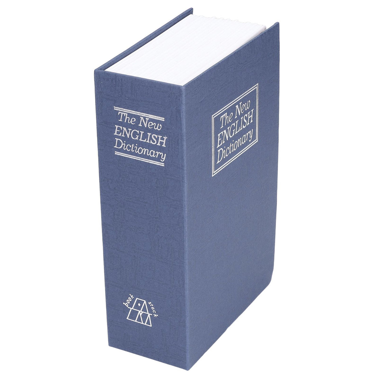 Book Shaped Steel Safe Classic Secret Book Safe Lock Password Type Household Storage BoxBlue