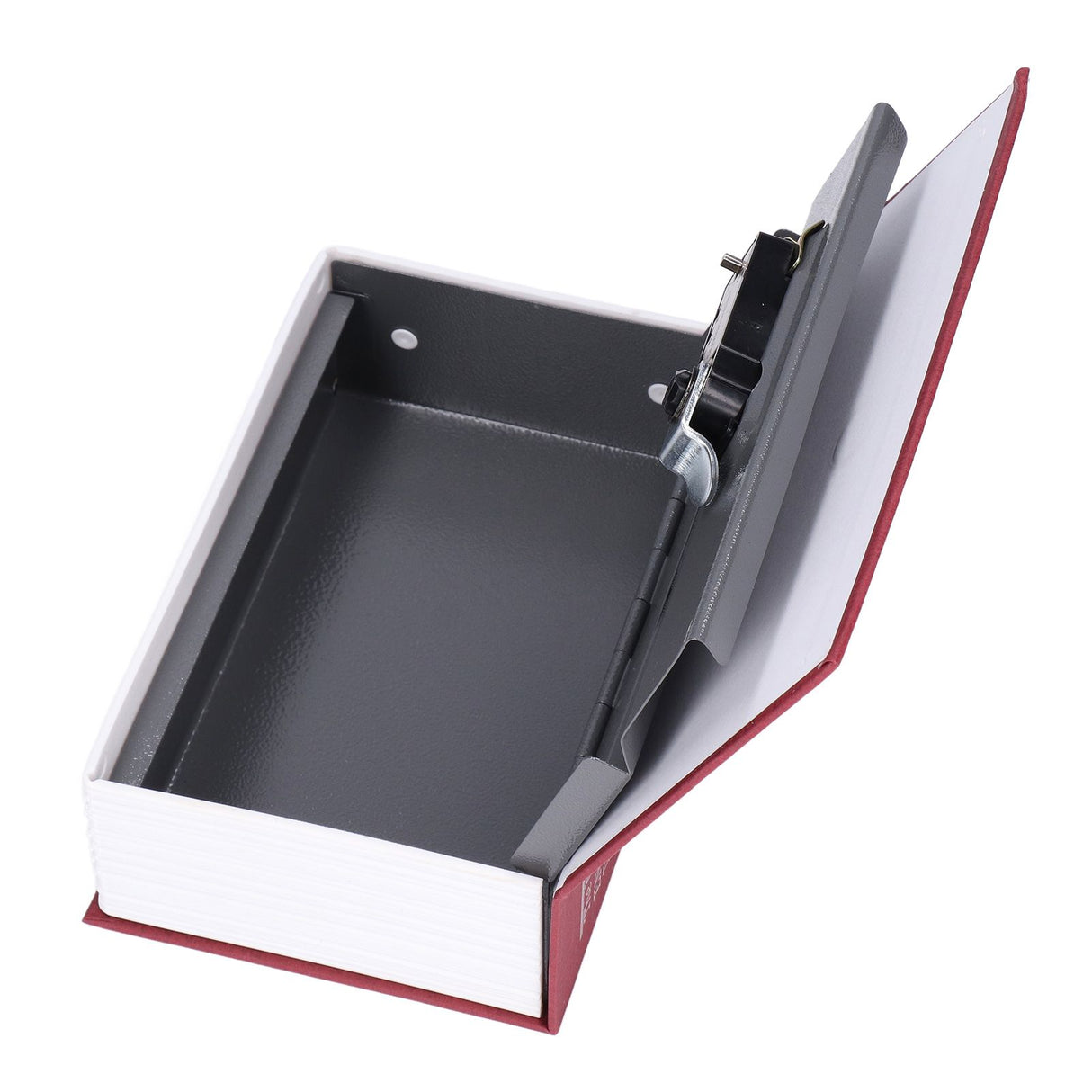 Book Shaped Steel Safe Classic Secret Book Safe Lock Password Type Household Storage BoxRed