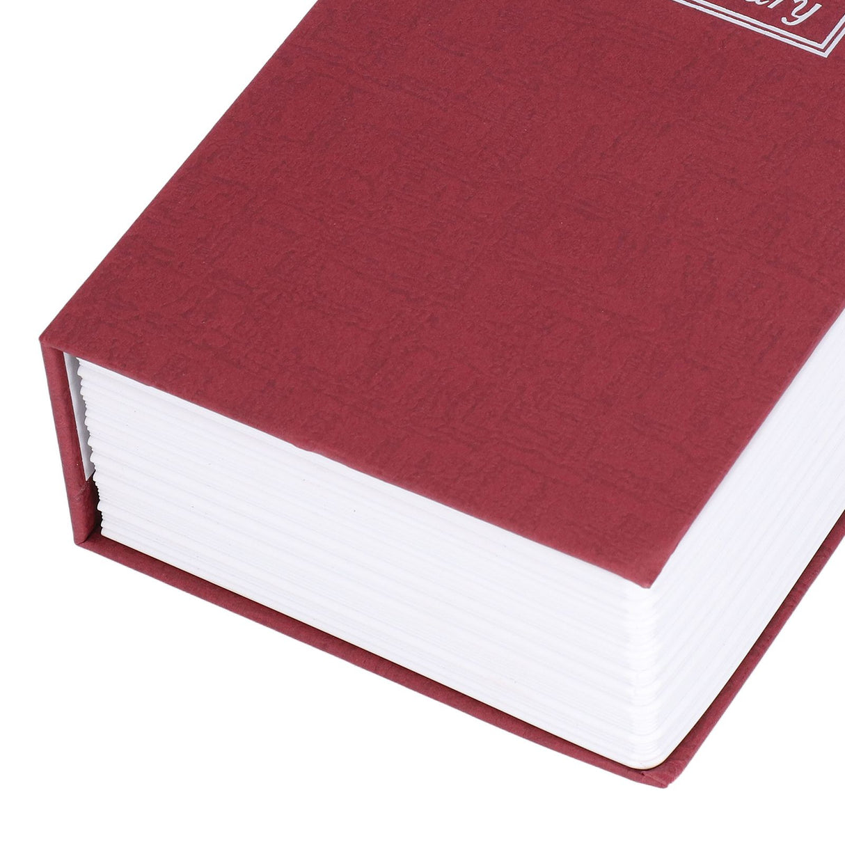 Book Shaped Steel Safe Classic Secret Book Safe Lock Password Type Household Storage BoxRed