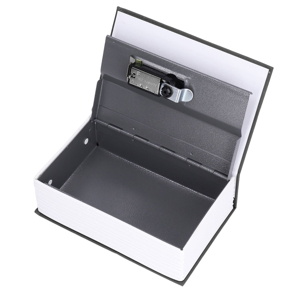 Book Shaped Steel Safe Classic Secret Book Safe Lock Password Type Household Storage BoxBlack