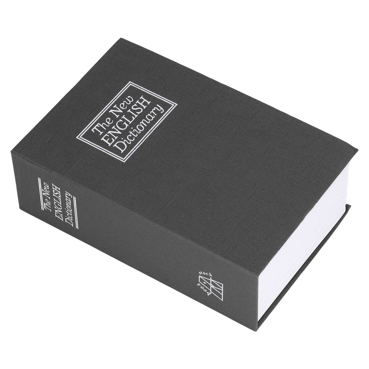 Book Shaped Steel Safe Classic Secret Book Safe Lock Password Type Household Storage BoxBlack
