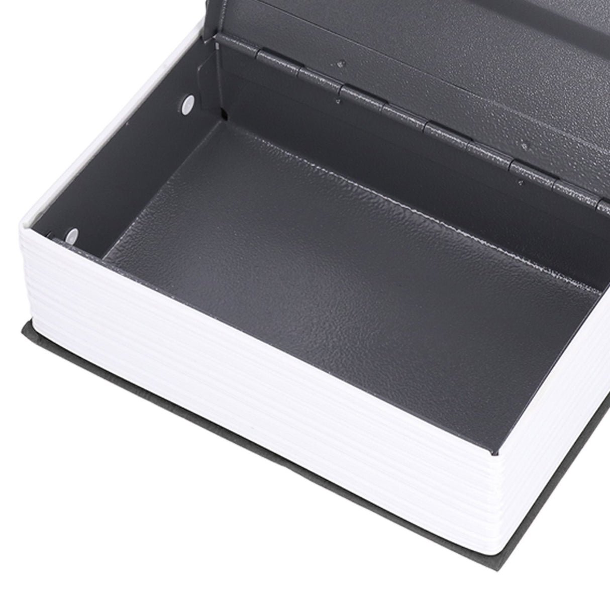 Book Shaped Steel Safe Classic Secret Book Safe Lock Password Type Household Storage BoxBlack