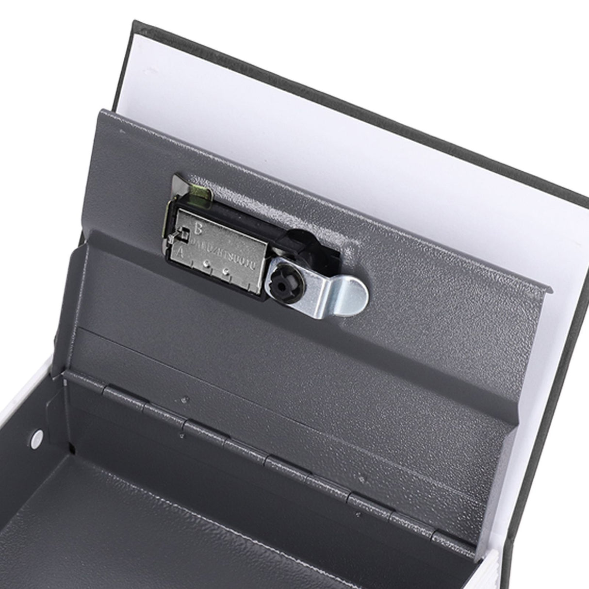 Book Shaped Steel Safe Classic Secret Book Safe Lock Password Type Household Storage BoxBlack