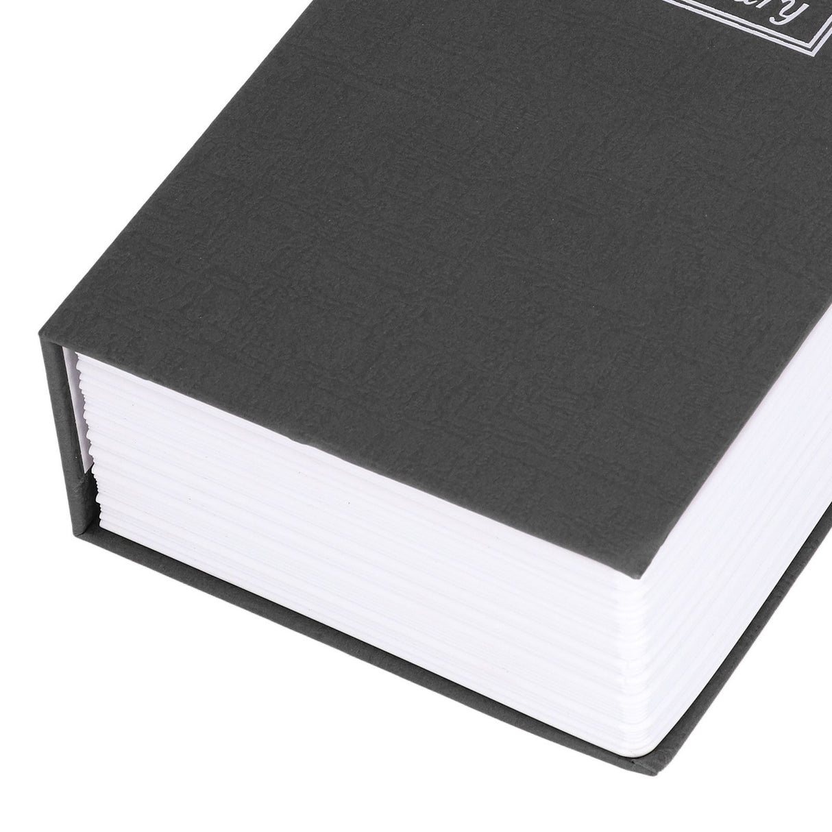 Book Shaped Steel Safe Classic Secret Book Safe Lock Password Type Household Storage BoxBlack