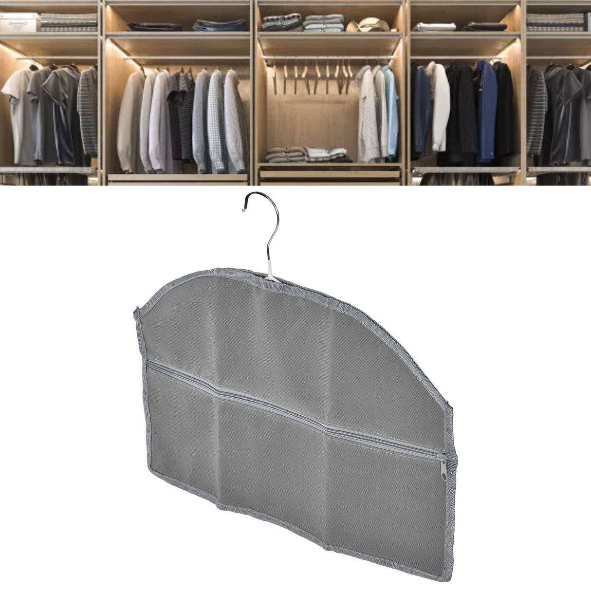 Hanger Diversion Safe Hidden Storage Hanging Organizer Compartment Containersfor Document Money Stash
