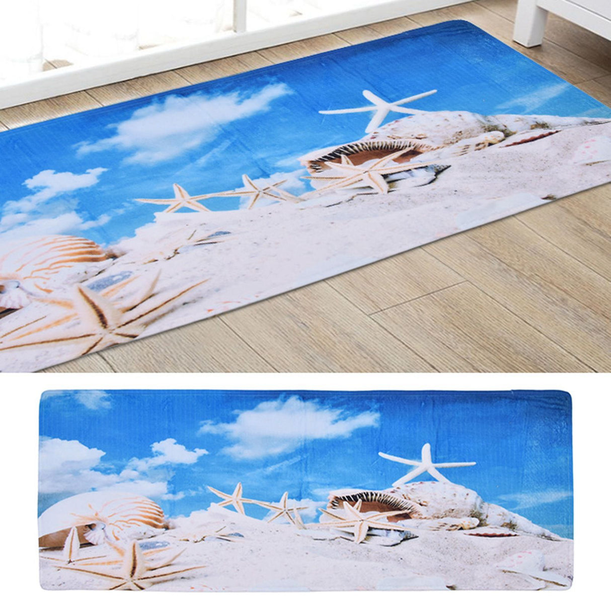 Home Entrance Carpet Anti Slip Soft Decorative Floor Mat for Bathroom Kitchen Living Room40x120cm