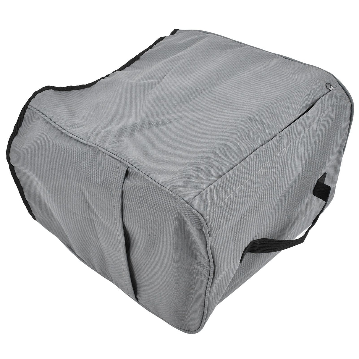 Grill Cover 600D Oxford Fabric Dustproof Barbecue Grill Protector with Zipped Pockets Gray