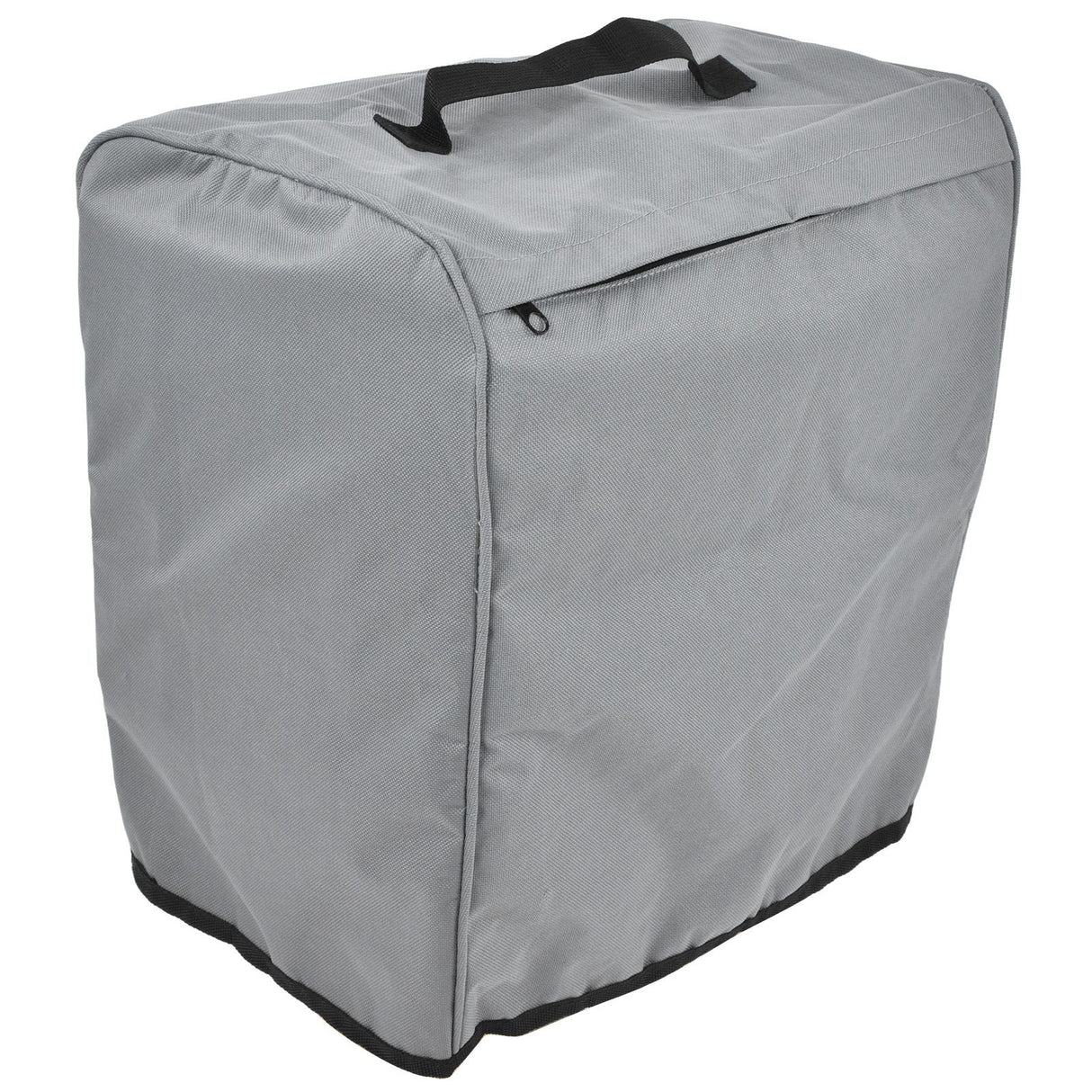 Grill Cover 600D Oxford Fabric Dustproof Barbecue Grill Protector with Zipped Pockets Gray