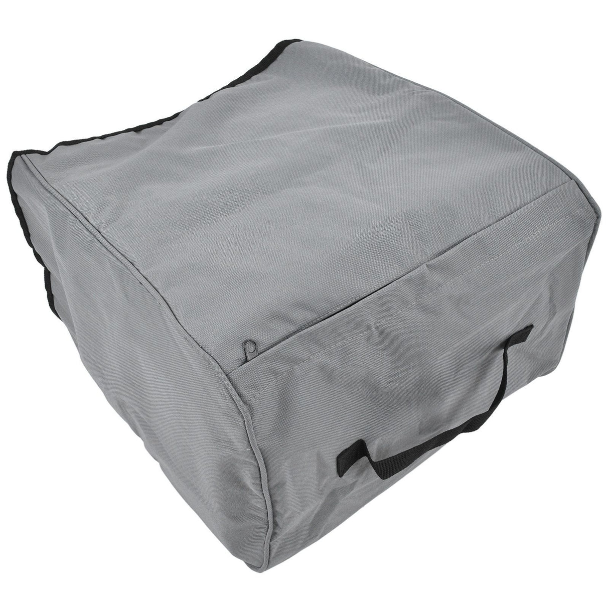 Grill Cover 600D Oxford Fabric Dustproof Barbecue Grill Protector with Zipped Pockets Gray