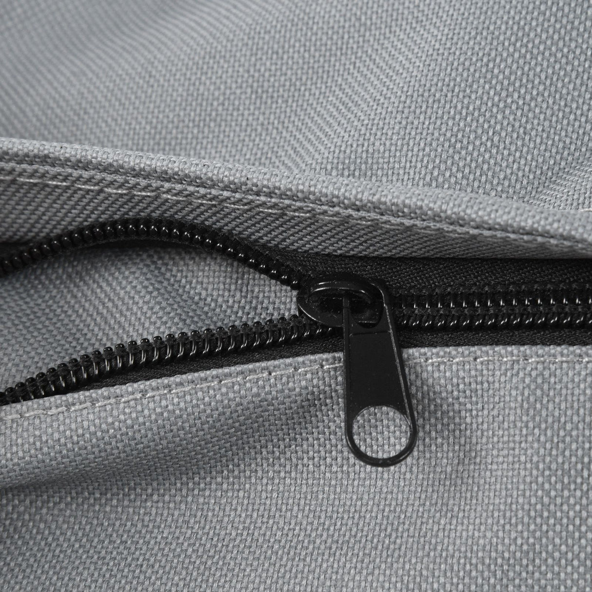 Grill Cover 600D Oxford Fabric Dustproof Barbecue Grill Protector with Zipped Pockets Gray