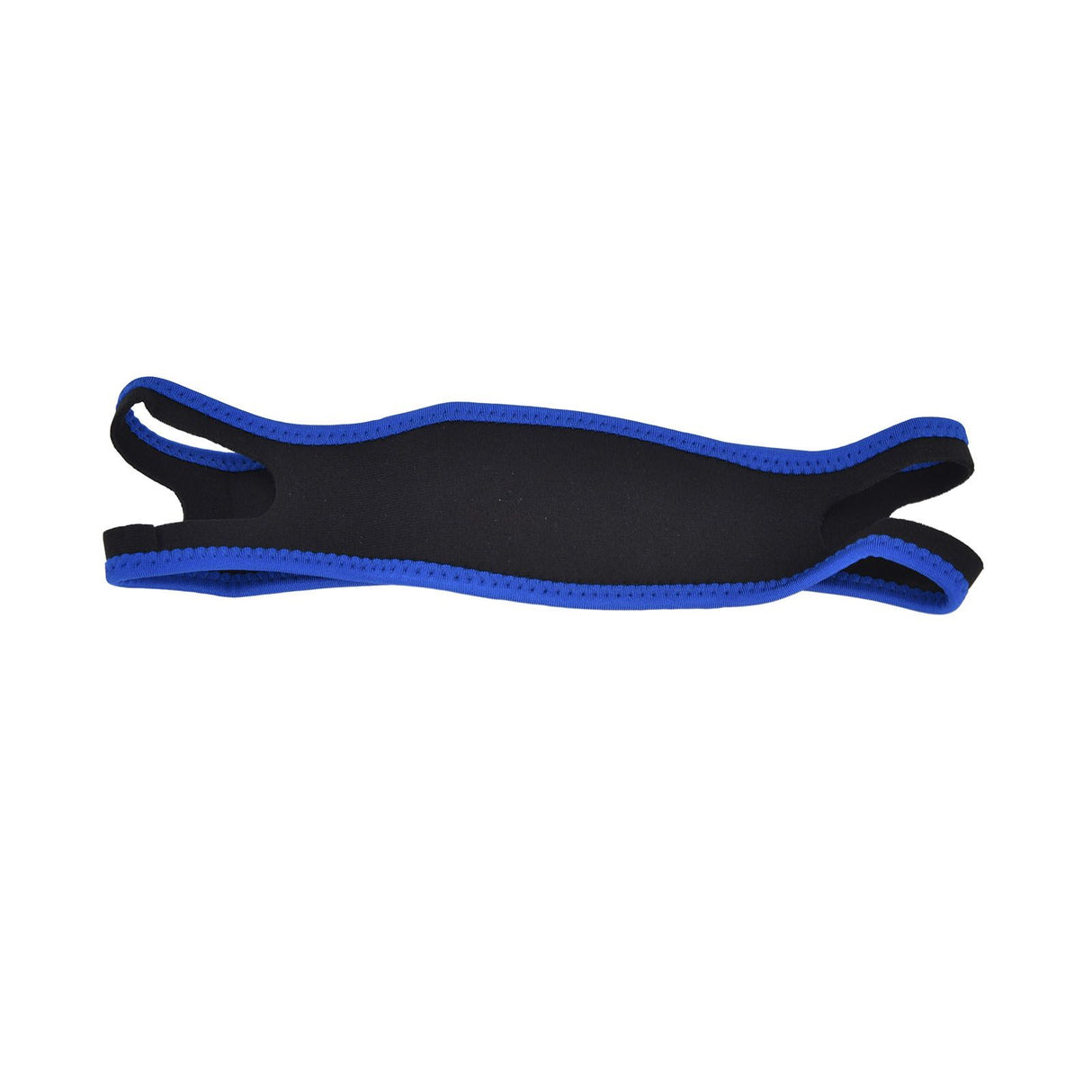 Snoring Stop Belt Adjustable Chin Strap Breathable Nylon Snoring Head Band for Men WomenBlue Black