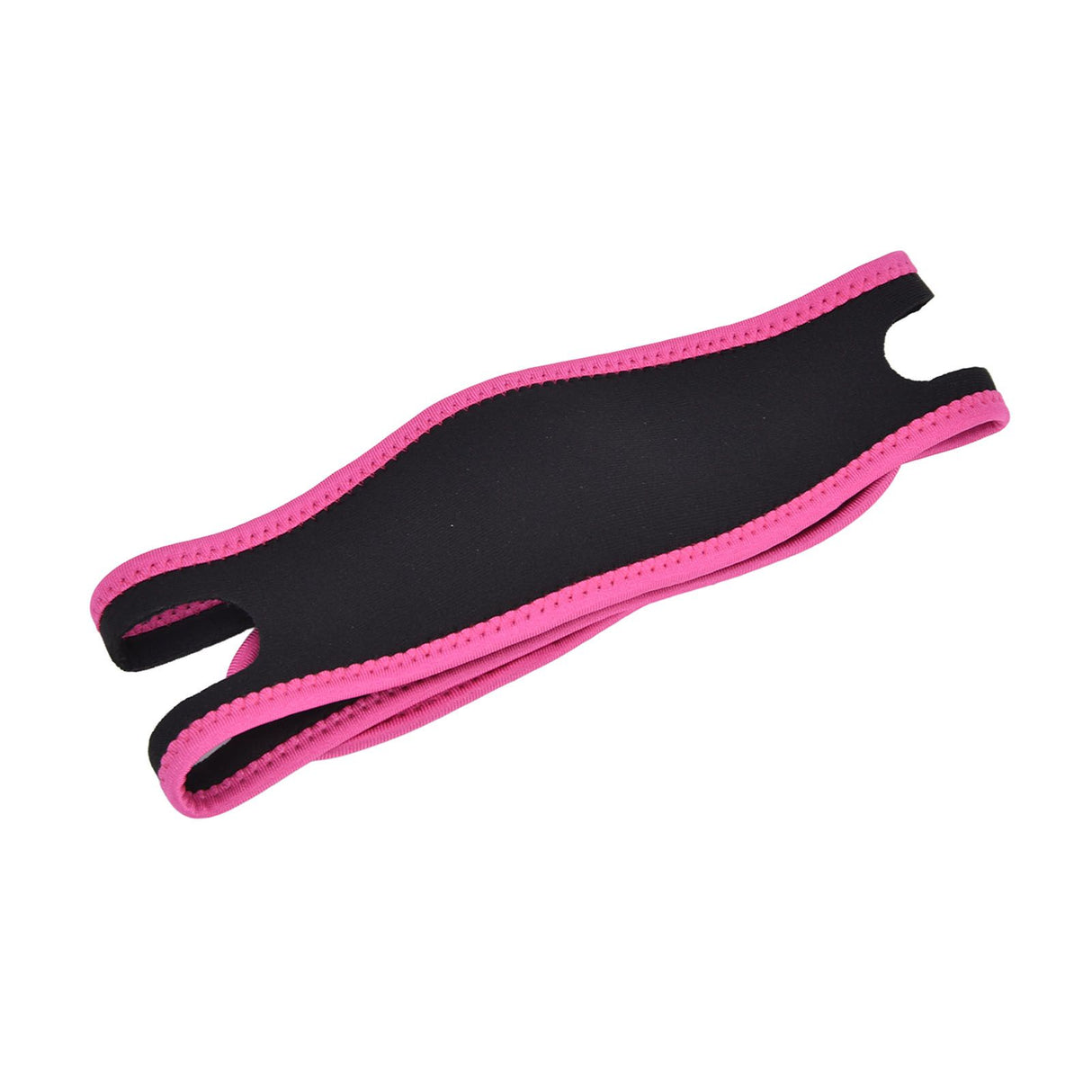 Snoring Stop Belt Adjustable Chin Strap Breathable Nylon Snoring Head Band for Men WomenRed Black