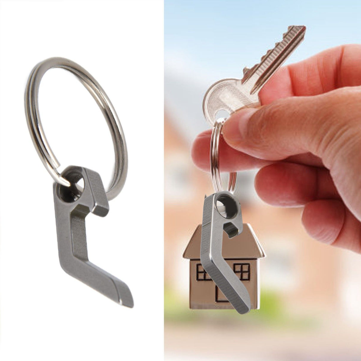 Beer Bottle Opener Keychain Mini Key Ring Small Tool Camping Mini Opener Beer Wine Tools