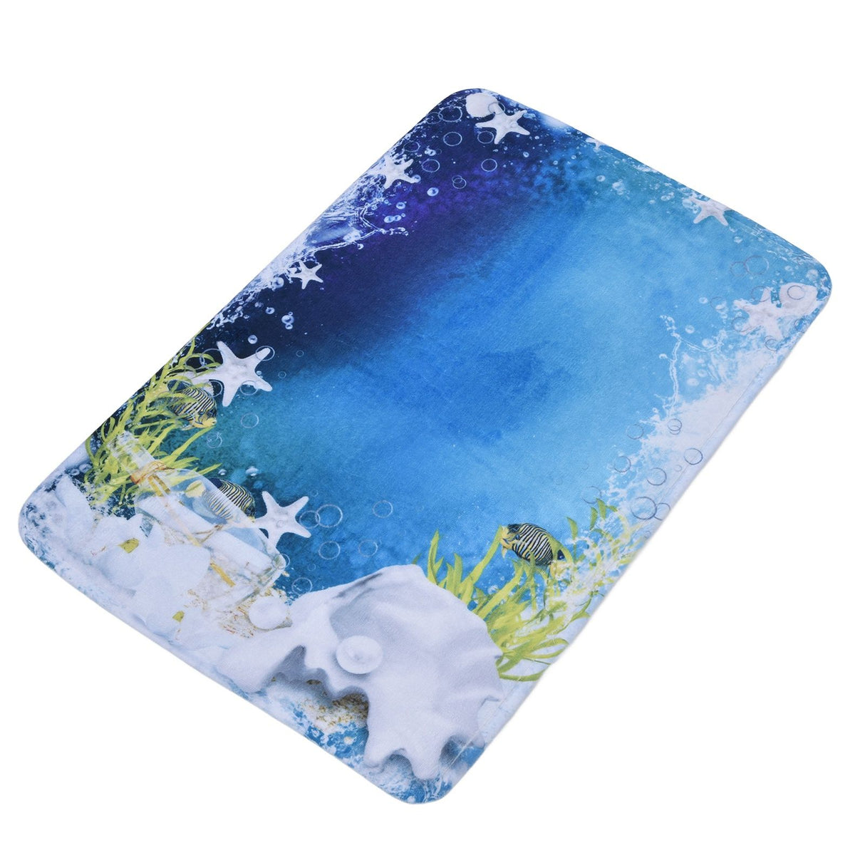 Household Bathroom Floor Carpet Static Electricity Prevention Anti Slip Flannel Mat50x80cm