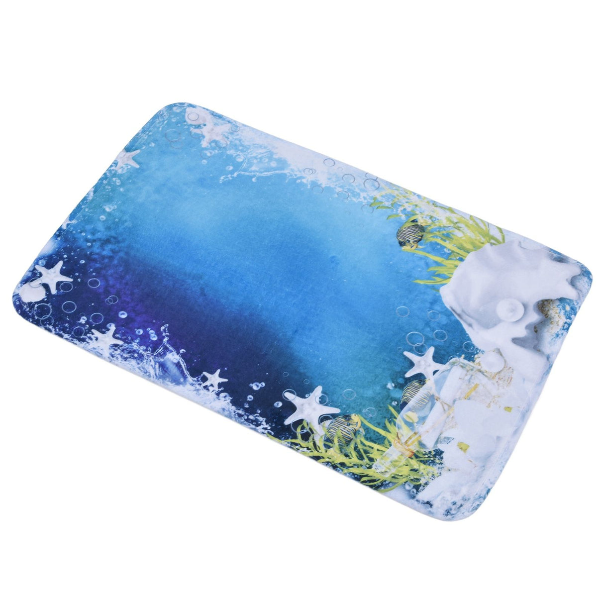 Household Bathroom Floor Carpet Static Electricity Prevention Anti Slip Flannel Mat50x80cm