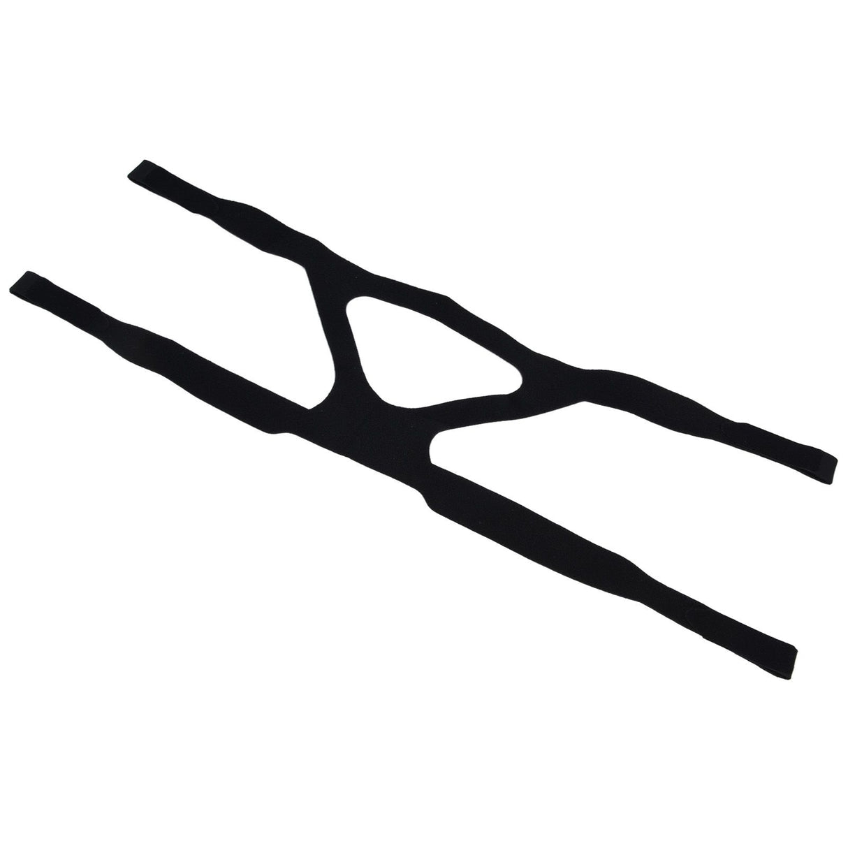 Universal Anti Snore Headgear Strap Nylon Elastic Anti Snoring Head Band for RespiratorBlack