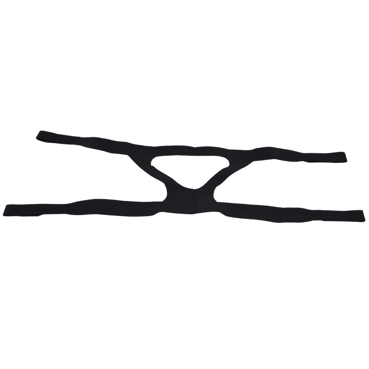 Universal Anti Snore Headgear Strap Nylon Elastic Anti Snoring Head Band for RespiratorBlack