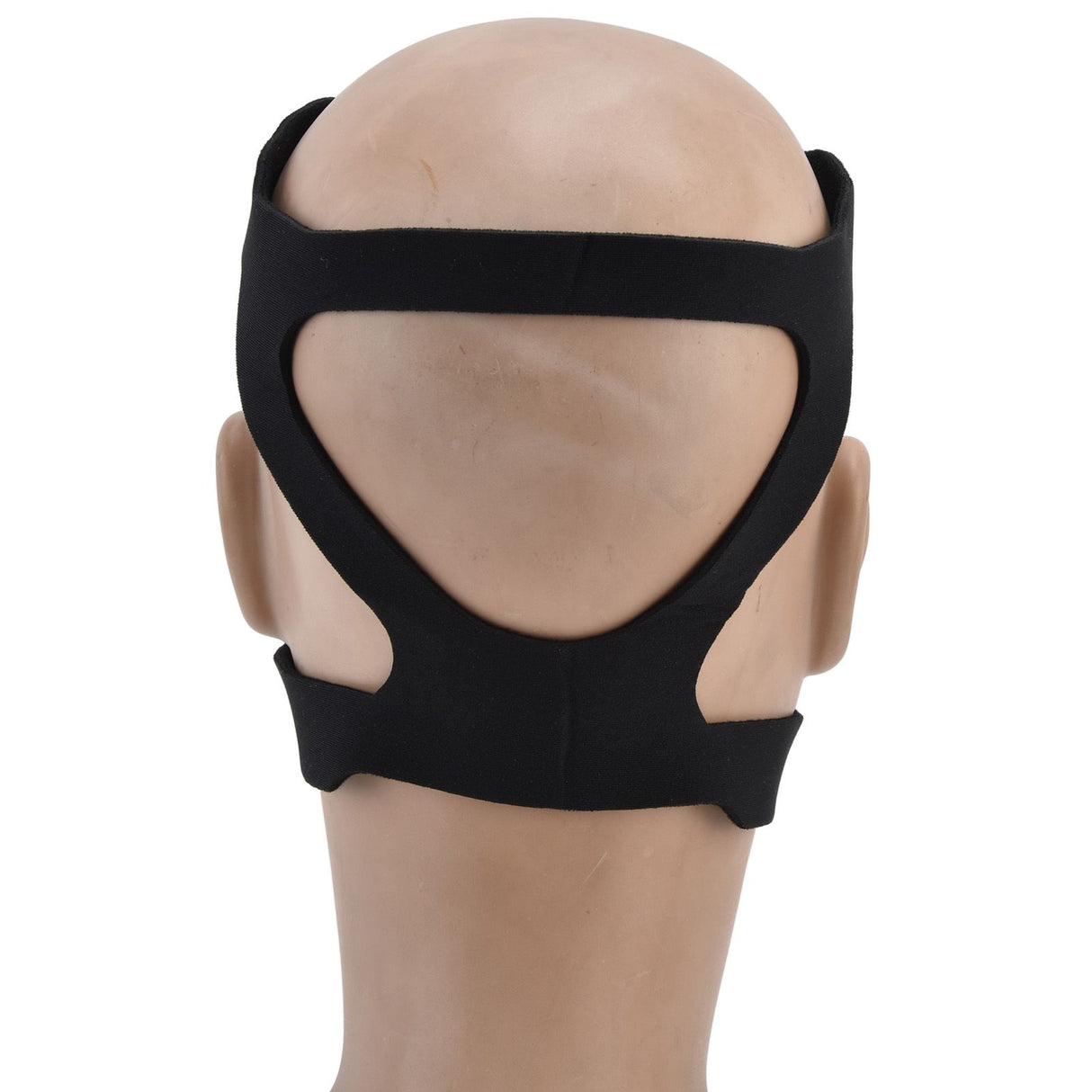Universal Anti Snore Headgear Strap Nylon Elastic Anti Snoring Head Band for RespiratorBlack