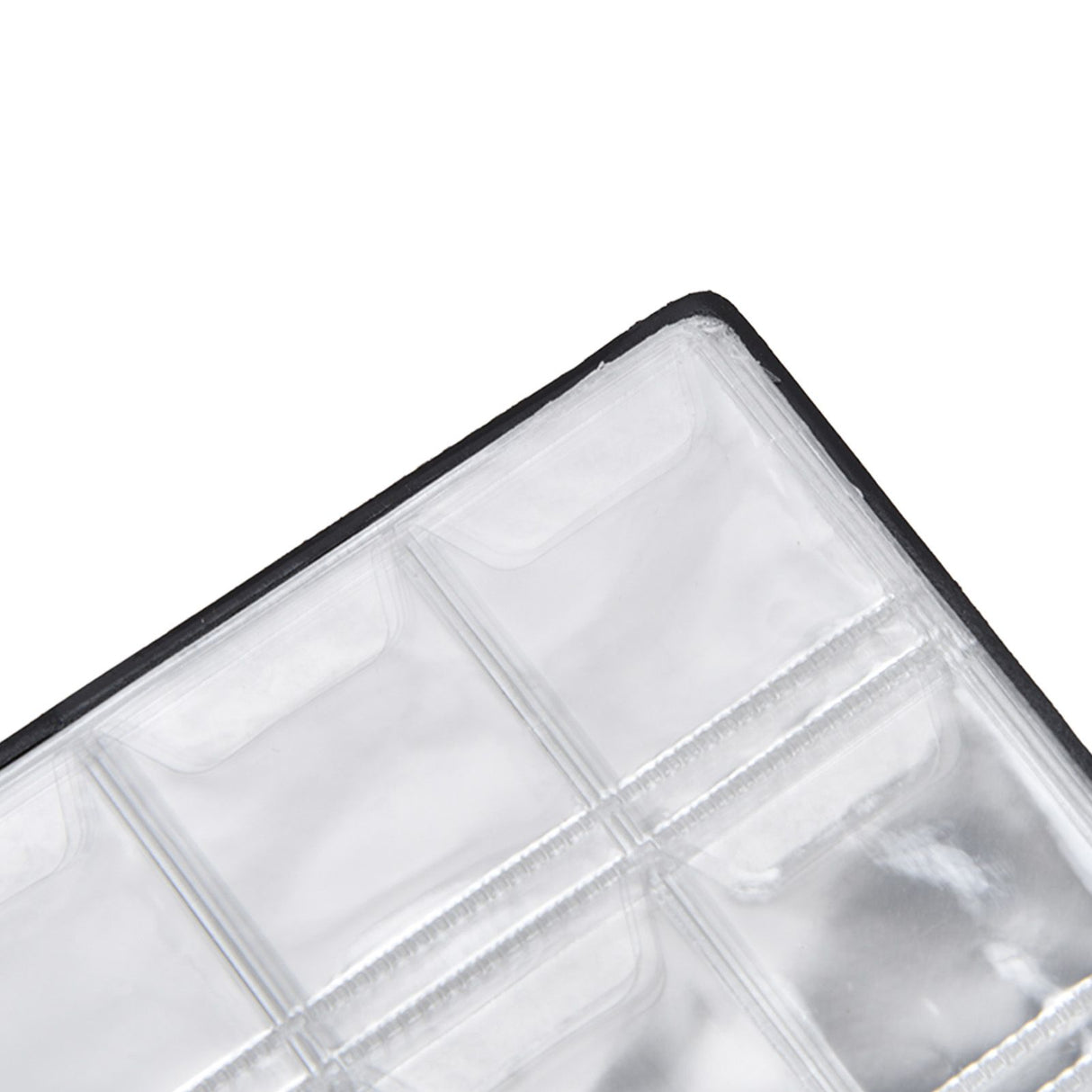 Coin Collection Book 120 PVC Pockets PU Cover Transparent Design Soft Highly Durable Clear Texture Coin AlbumRed