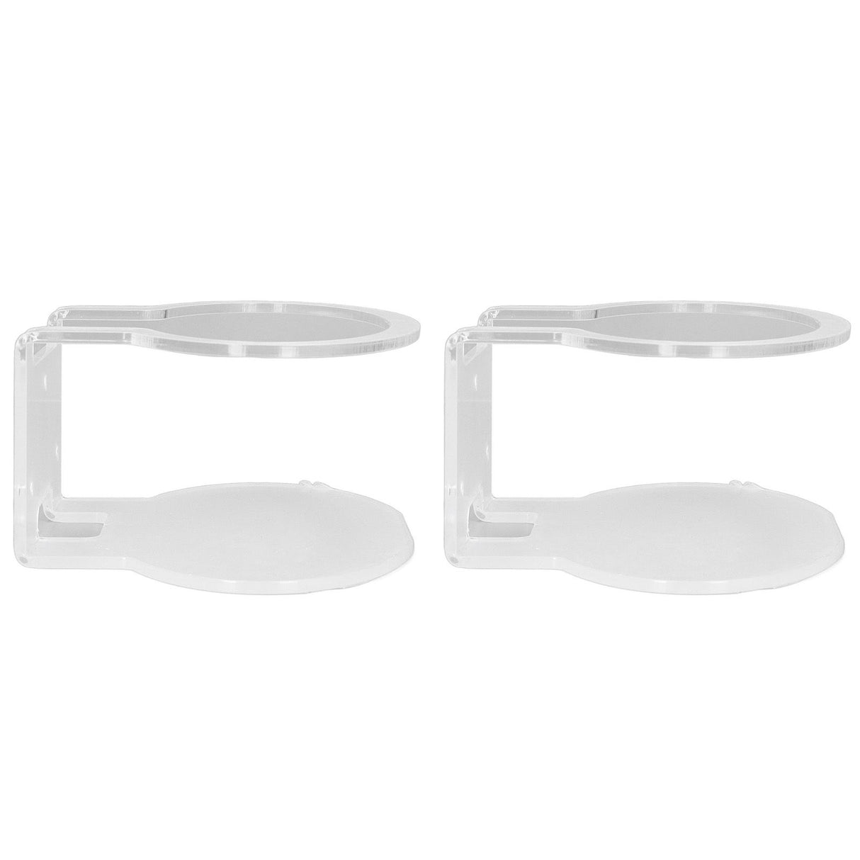 2Pcs Clear Router Bracket Save Space Protect Router Easy Installation Wear Resistant Wall Mount Router Bracket for Home