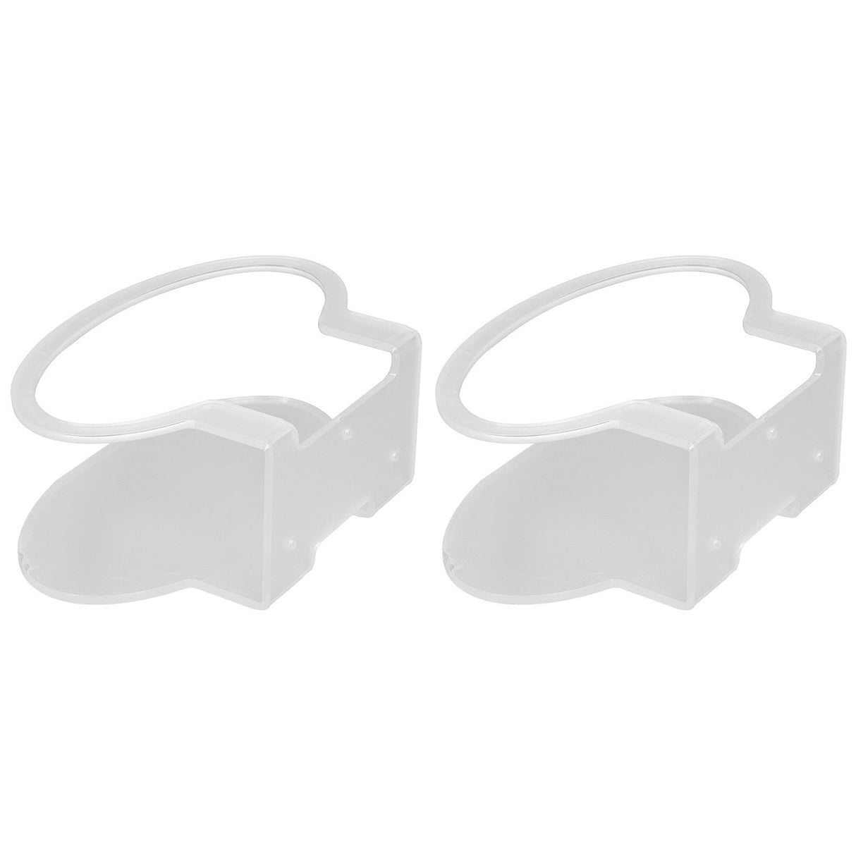 2Pcs Clear Router Bracket Save Space Protect Router Easy Installation Wear Resistant Wall Mount Router Bracket for Home