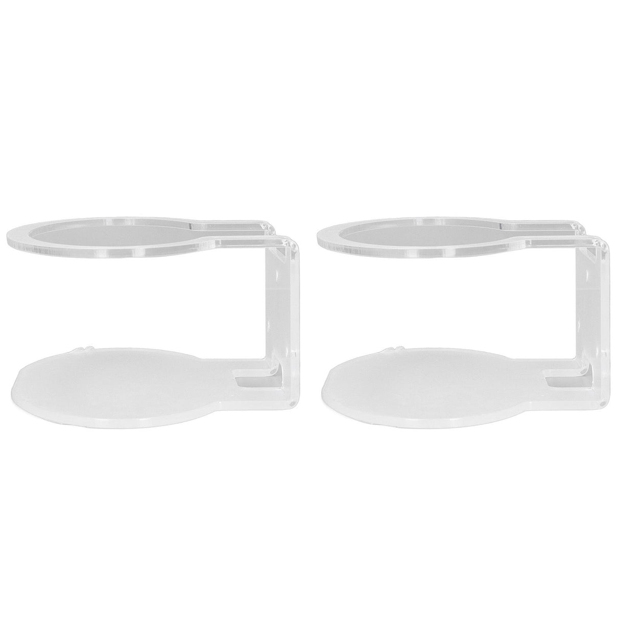 2Pcs Clear Router Bracket Save Space Protect Router Easy Installation Wear Resistant Wall Mount Router Bracket for Home
