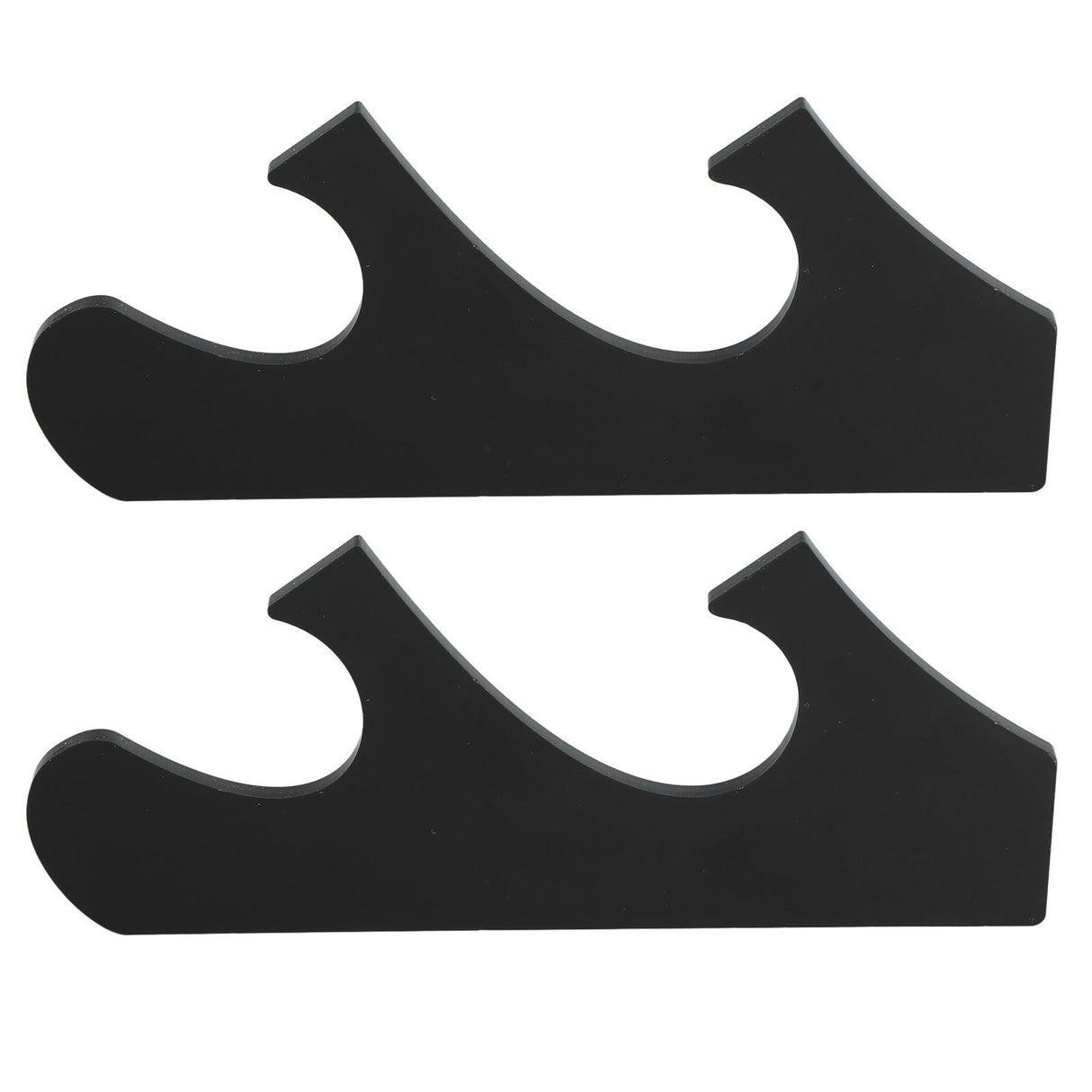 1 Pair/set Multi Layer Vintage Sword Holder Rack Break Resistance Acrylic Sword StandBlack