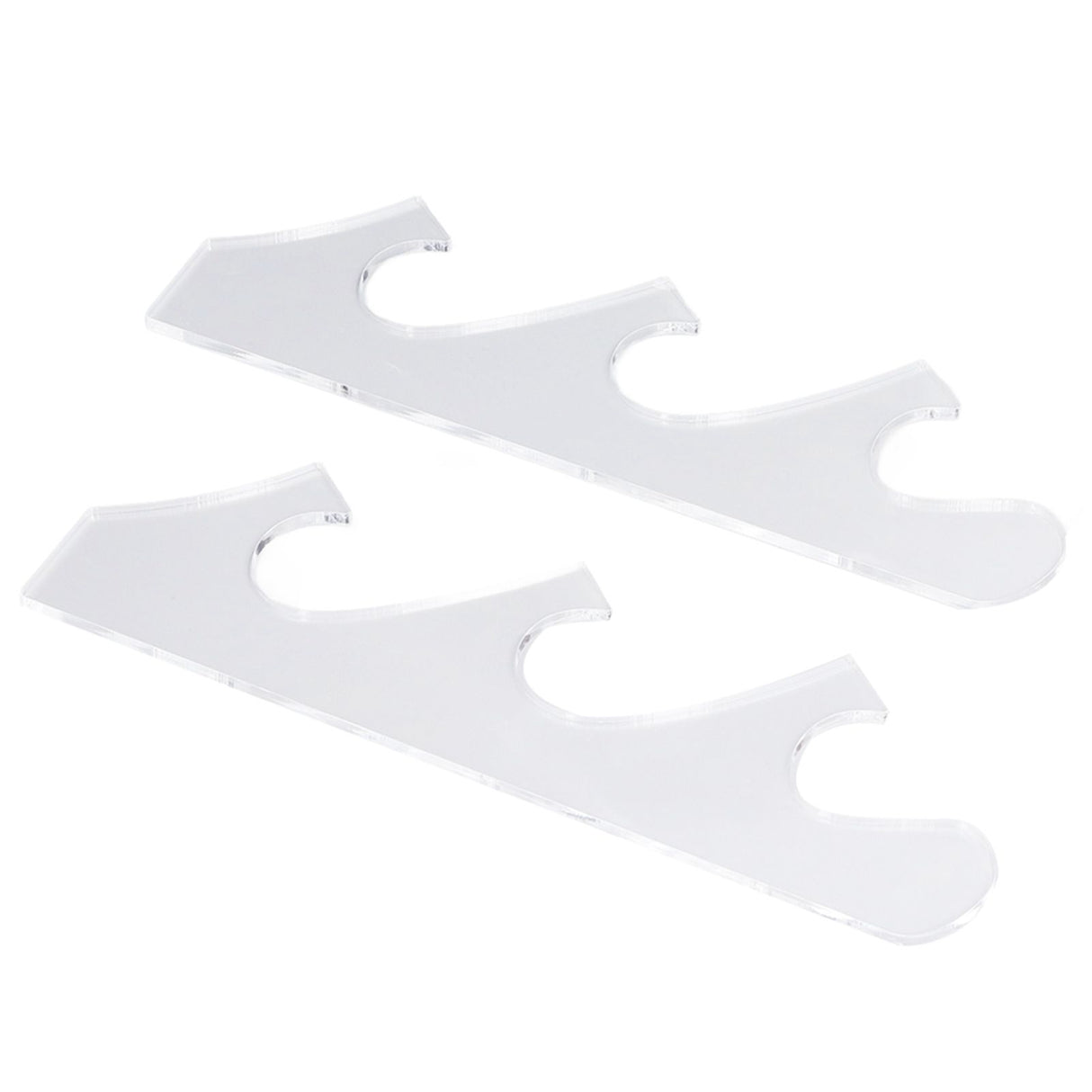 1 Pair Sword Holder Stand Sword Display Rack Wall Mounted Samurai Sword Hanger for HomeTransparent