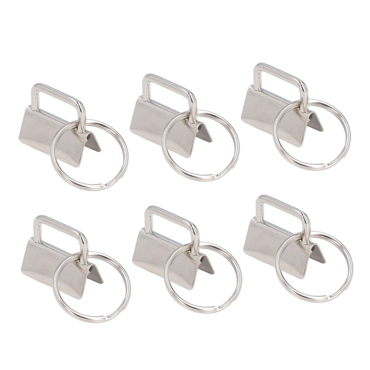 40PCS Key Fob Hardware DIY Craft Project Fine Workmanship High Hardness Iron Material Keychain Hardware
