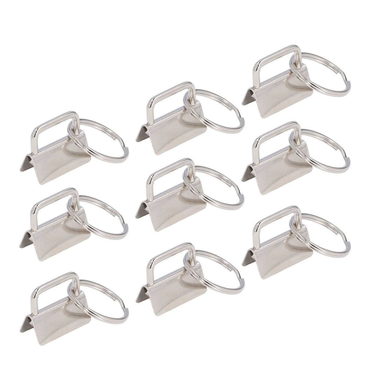 40PCS Key Fob Hardware DIY Craft Project Fine Workmanship High Hardness Iron Material Keychain Hardware