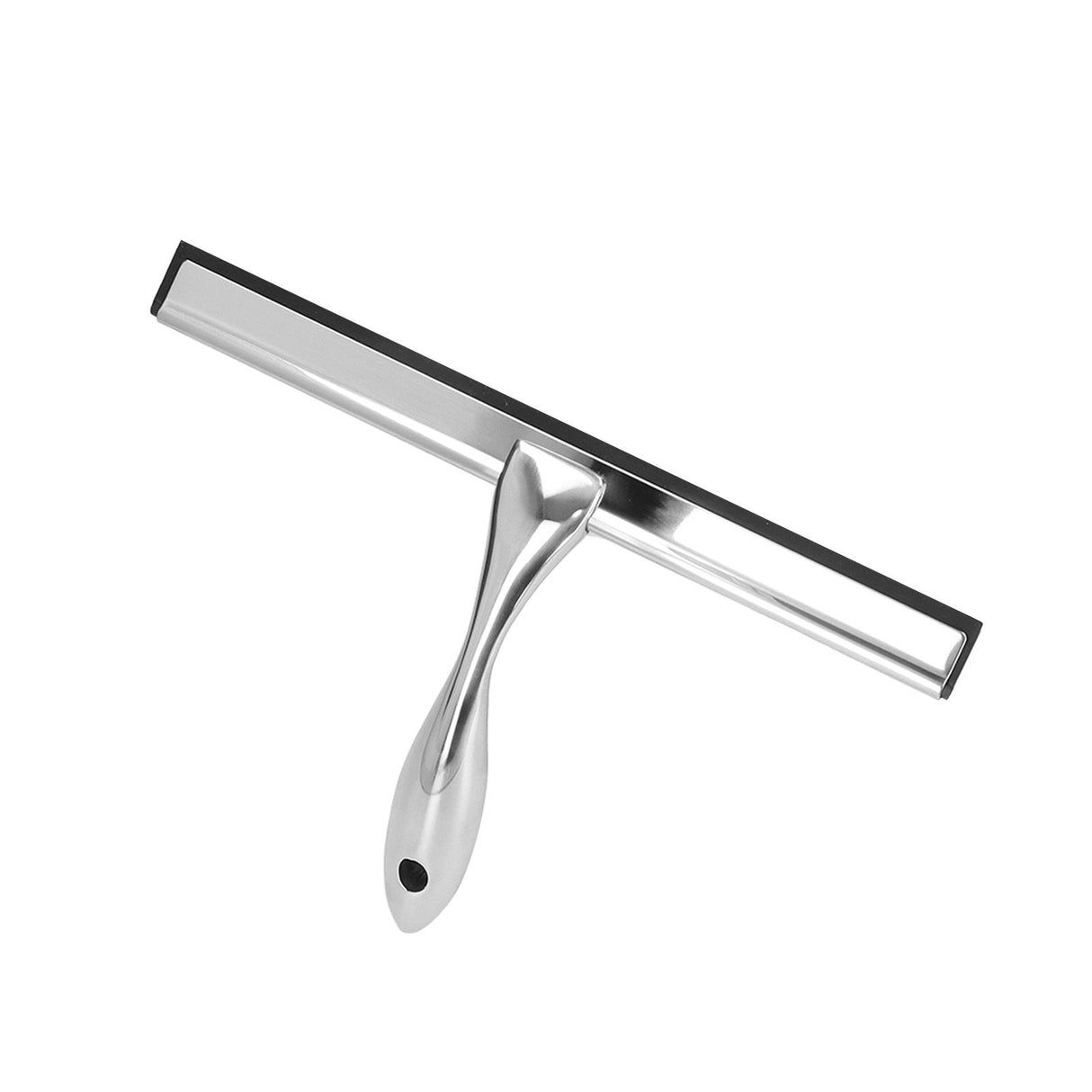 Stainless Steel Squeegee Window Shower Blade Squeegee Glass Cleaning Tool for Office Bathroom