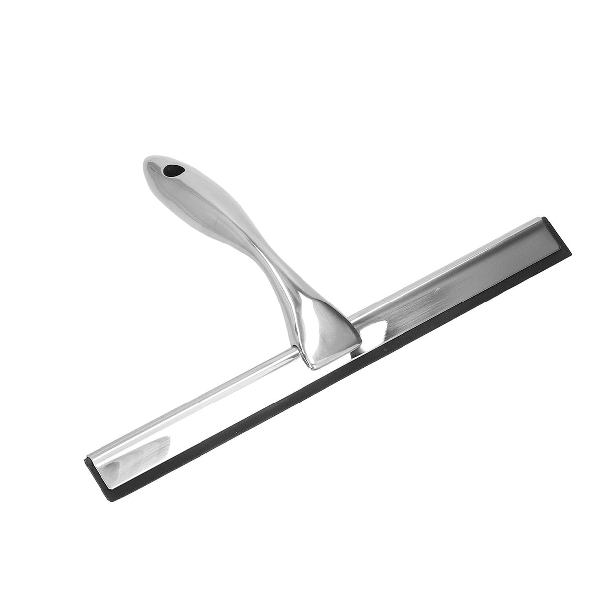 Stainless Steel Squeegee Window Shower Blade Squeegee Glass Cleaning Tool for Office Bathroom