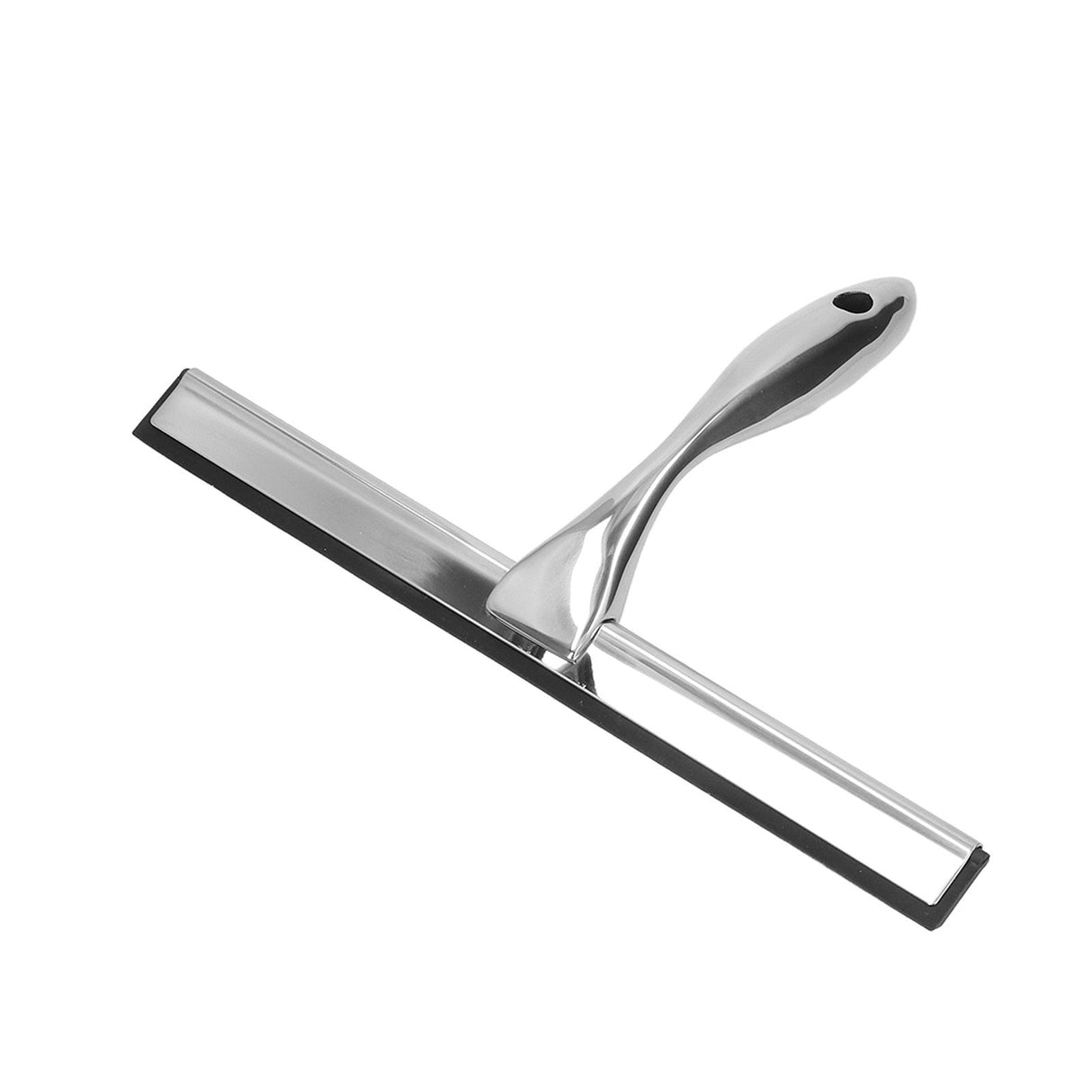 Stainless Steel Squeegee Window Shower Blade Squeegee Glass Cleaning Tool for Office Bathroom