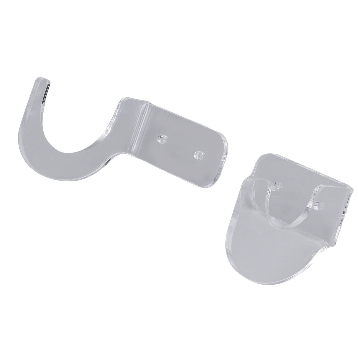 2Pack Wall Mount Sword Display Hanger Hanging Acrylic Holder Rack Organizer for Home OfficeTransparent