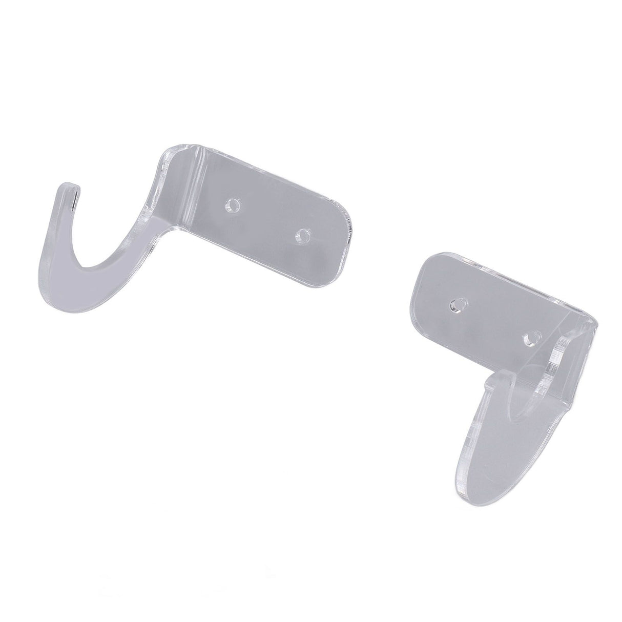 2Pack Wall Mount Sword Display Hanger Hanging Acrylic Holder Rack Organizer for Home OfficeTransparent