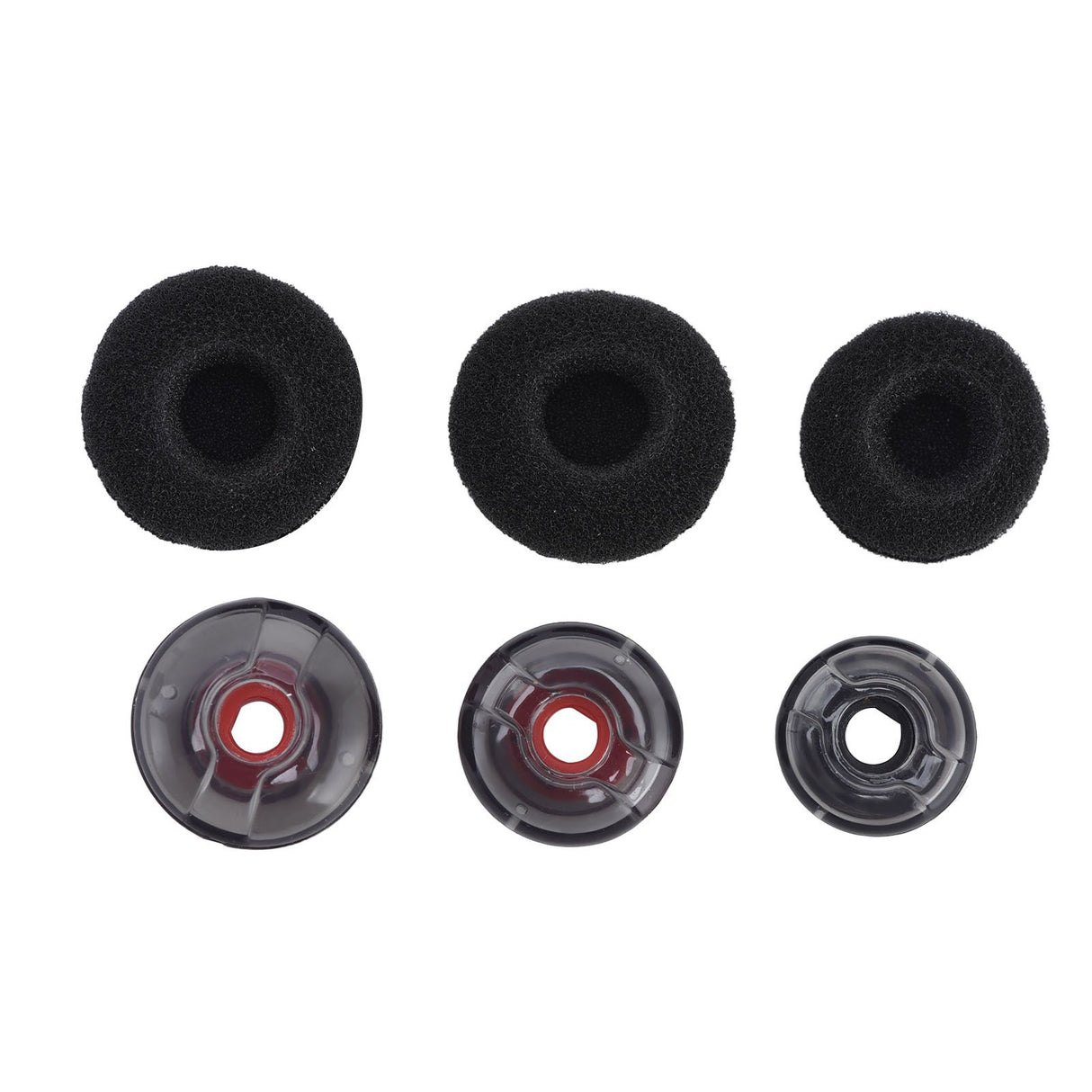 Ear Bud Tip Headset Silicone Earbud Replacement Black Earphone Accessory for Plantronics V5200
