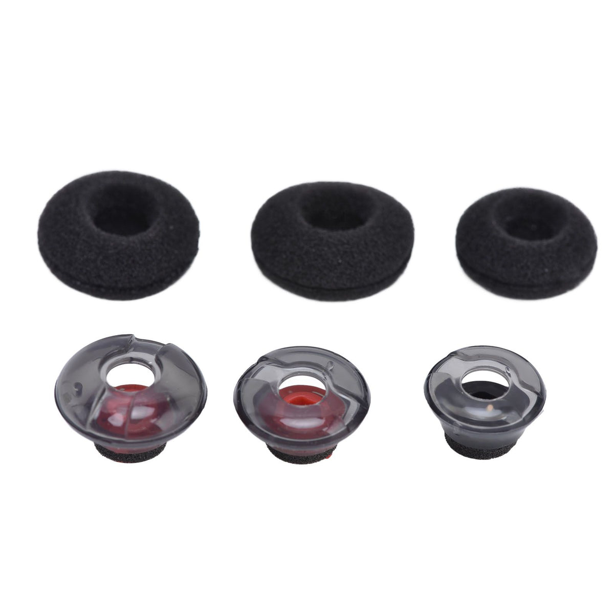 Ear Bud Tip Headset Silicone Earbud Replacement Black Earphone Accessory for Plantronics V5200