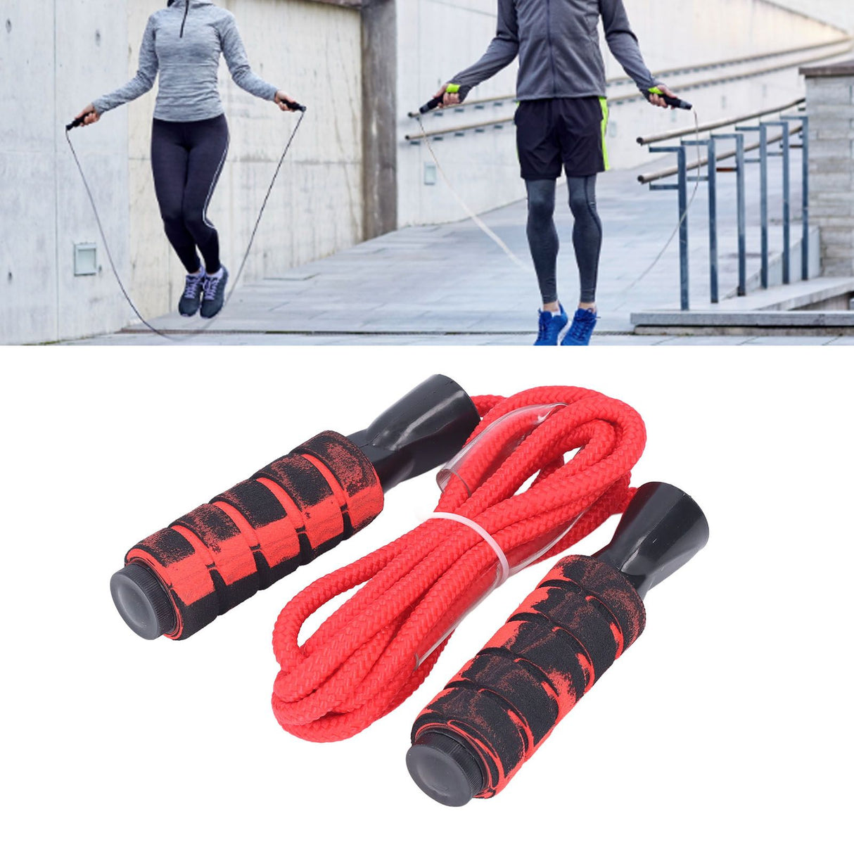 Jump Rope Tangle Free Ball Bearing Speed Rope for Physical Training Shaping and Vetreduction 2.8m/9.2ft