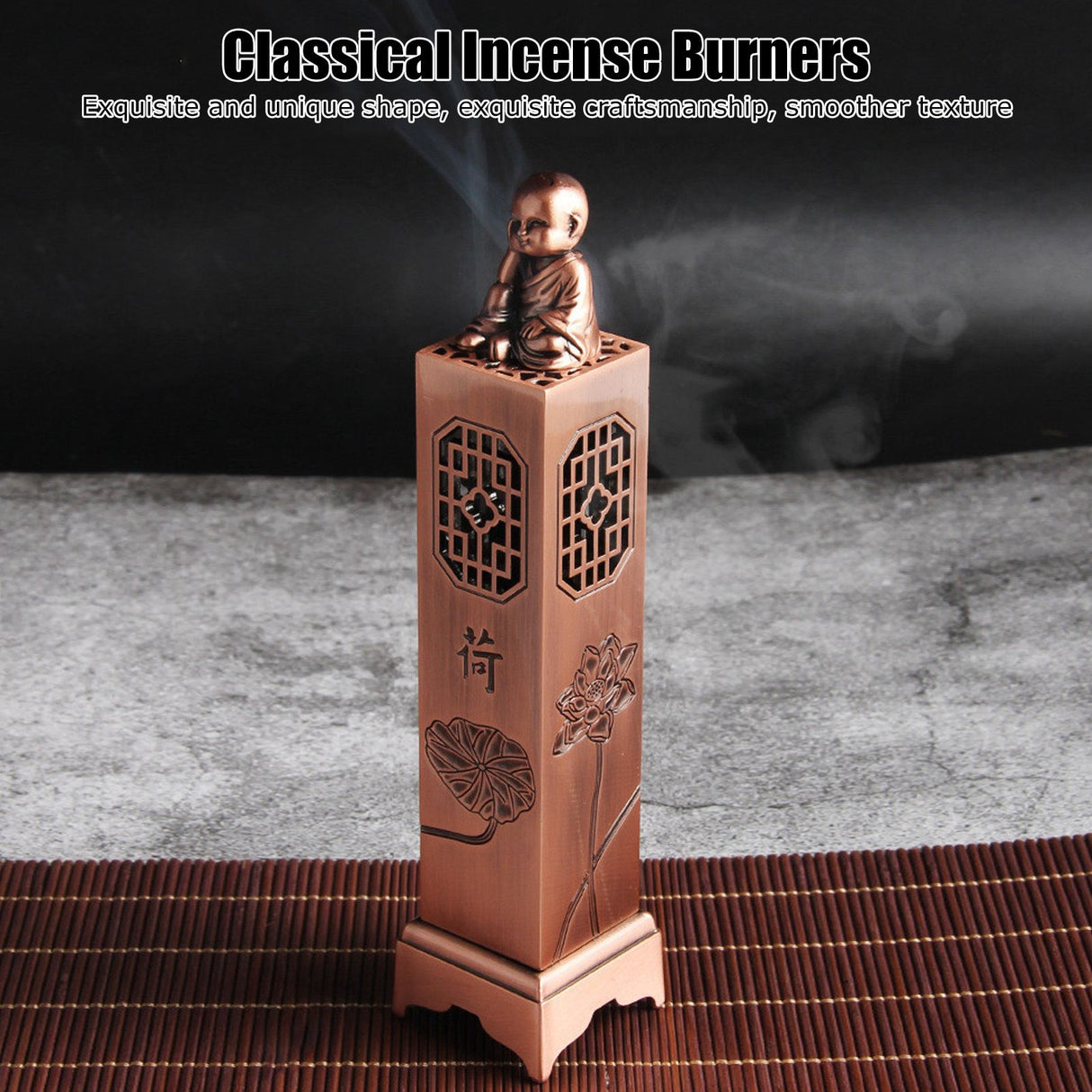 Incense Holder Elegant Appearance Hollow Design Exquisite Workmanship Smoother Texture Incense Burners for Tea Rooms