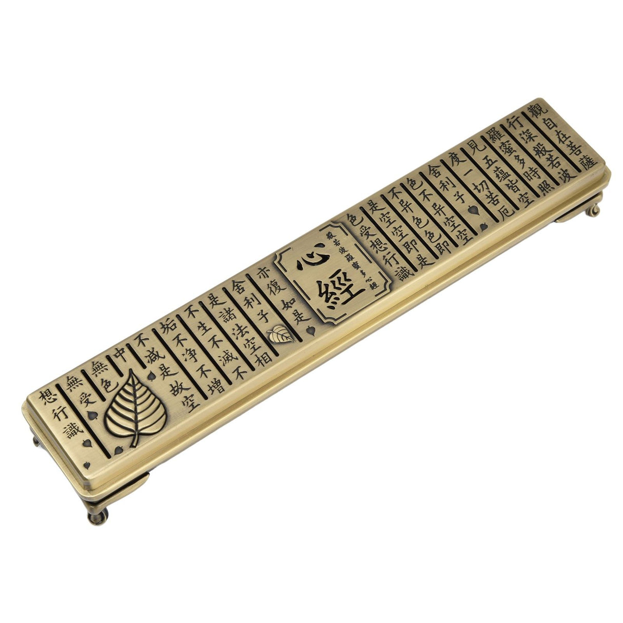 Antique Incense Burner Box Bedroom Aroma Burner Zinc Alloy Incense Stick Holder for Household