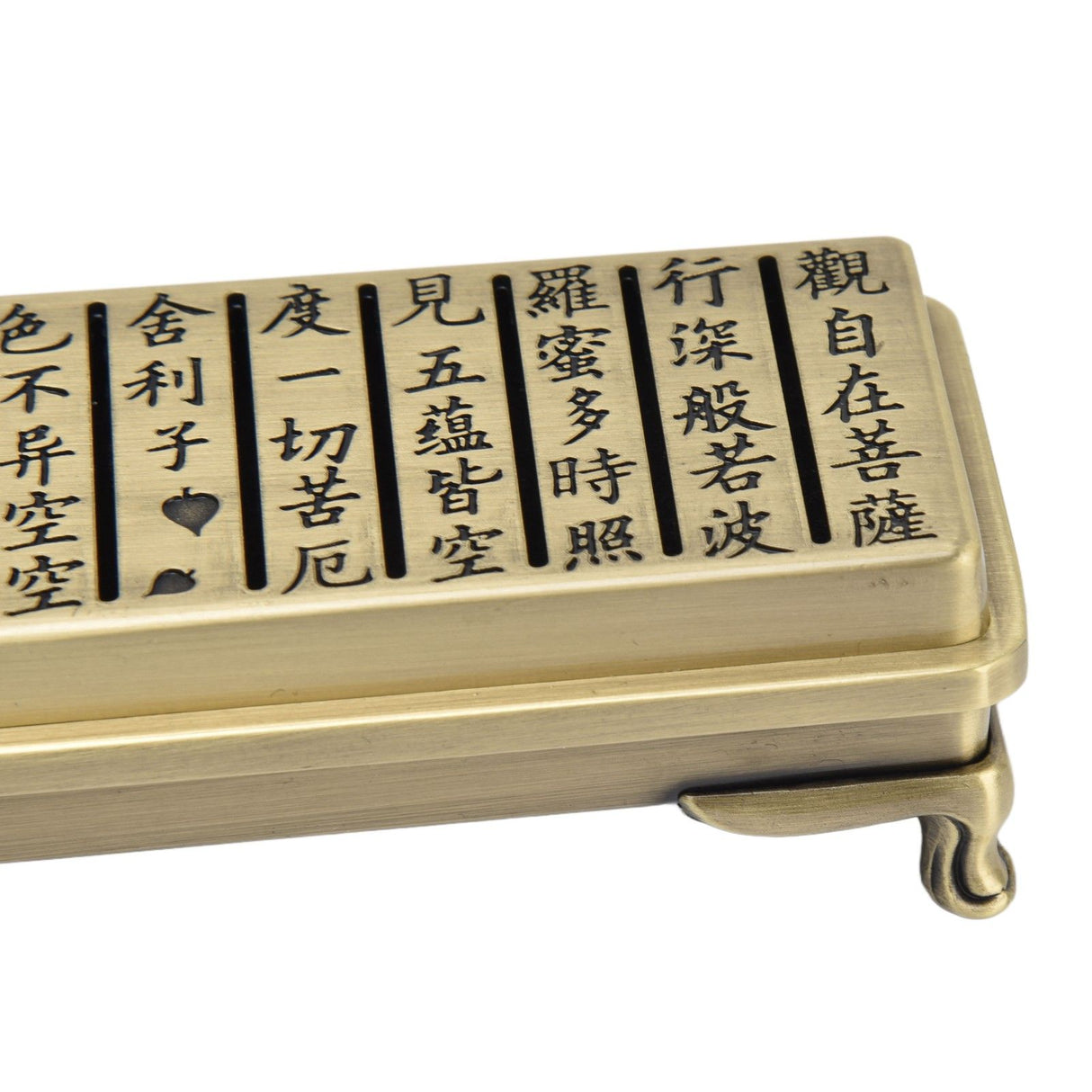 Antique Incense Burner Box Bedroom Aroma Burner Zinc Alloy Incense Stick Holder for Household
